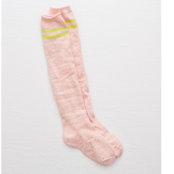 New Aerie Real Soft Over The Knee Socks - Varsity Stripe - Picture 1 of 3